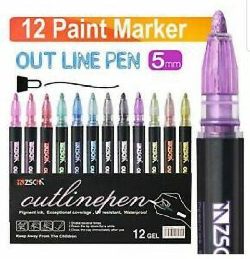 Up To 52% Off on White Paint Pen Marker Waterp