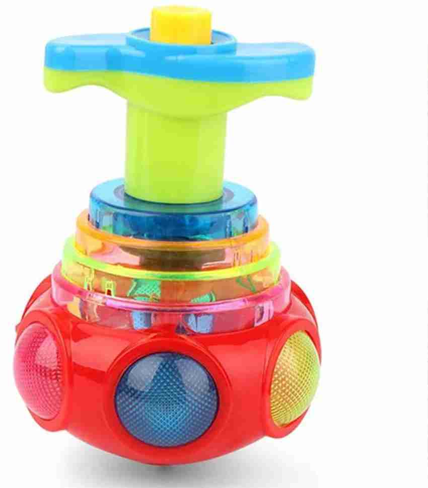 Light up musical spinning top new arrivals