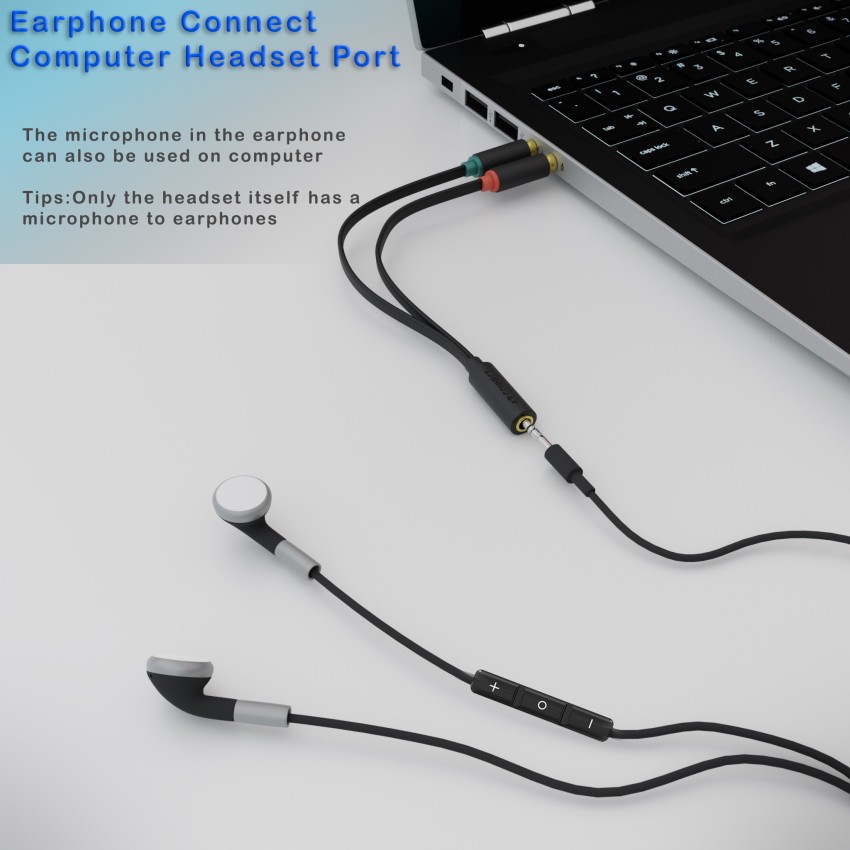 How to connect earphone best sale in computer