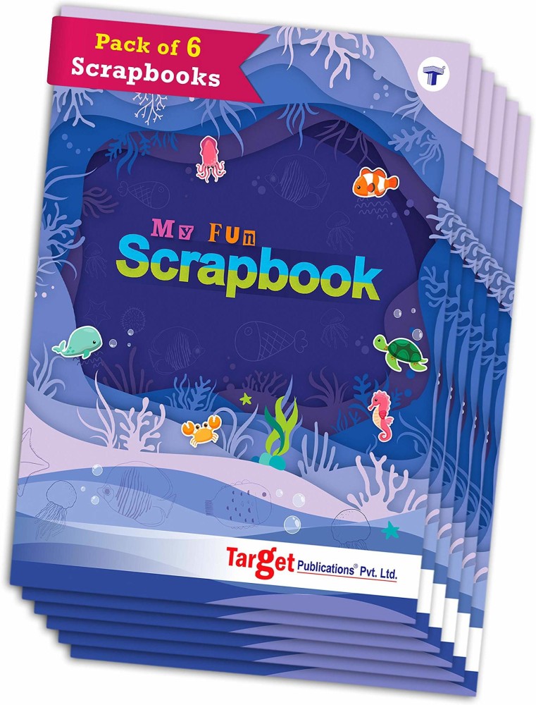 Scrapbooks For Kids, A4 Size Scrapbook, 32 Pages, Colorful Scrapbook  Paper For Birthday, School, Home, Set Of 6 Scrap Books: Buy Scrapbooks For  Kids, A4 Size Scrapbook