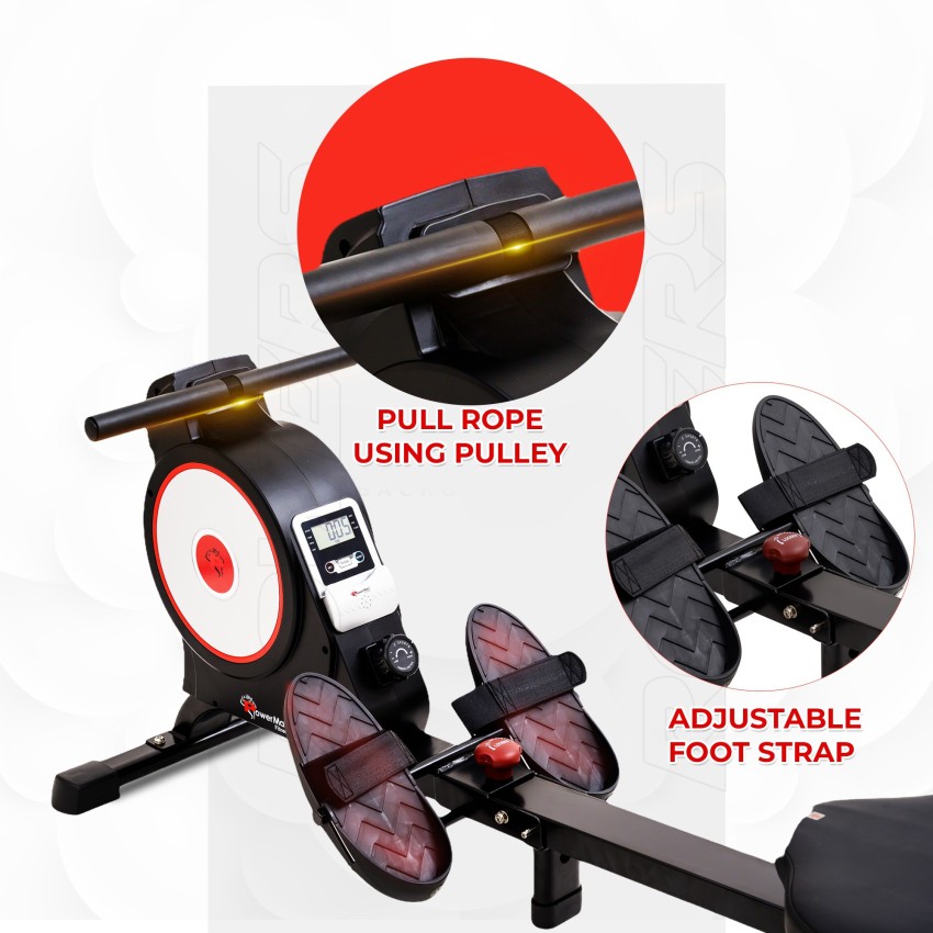 Powermax Fitness RH-150 Foldable Rowing Machine for Home use