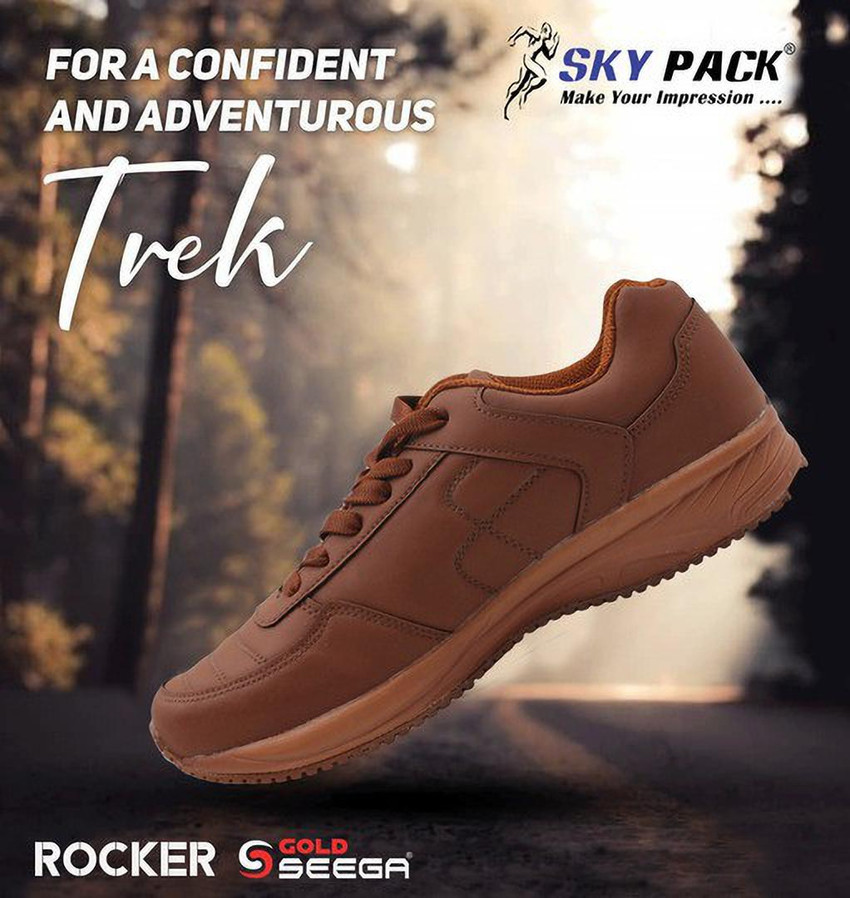 brown gym shoes