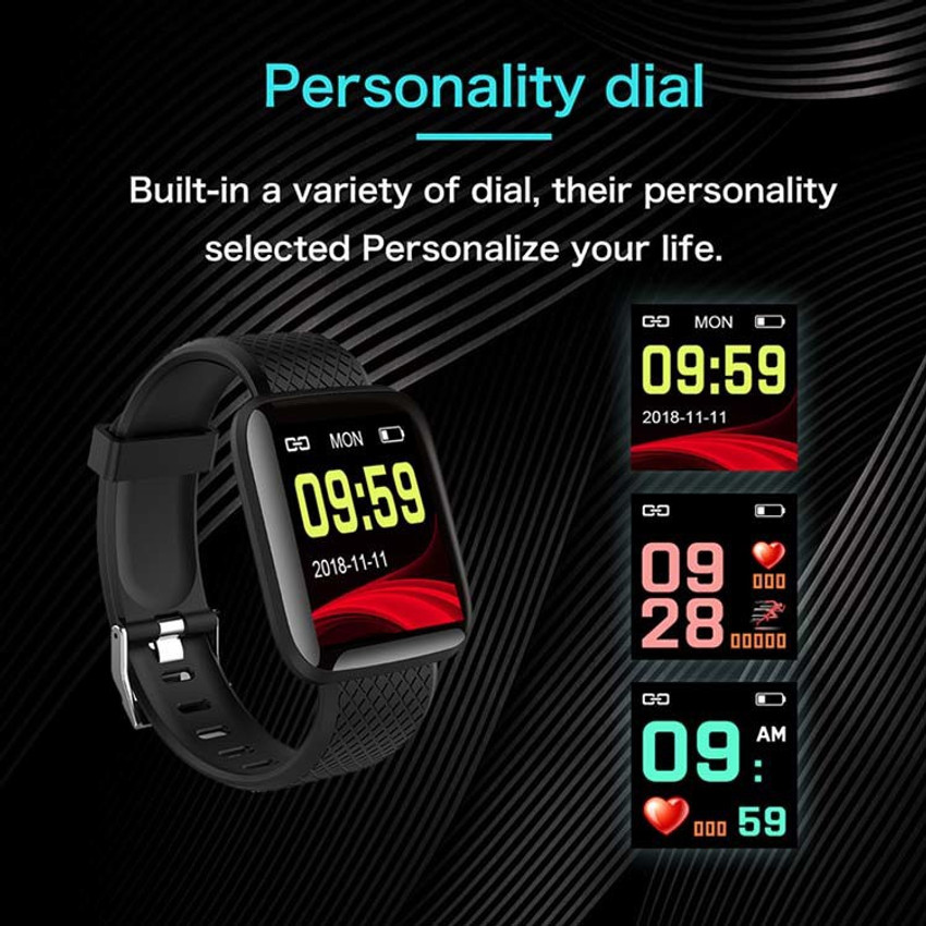 Bymaya ATC ID116 Plus Ultra Digital Watch For Mens Womens Black