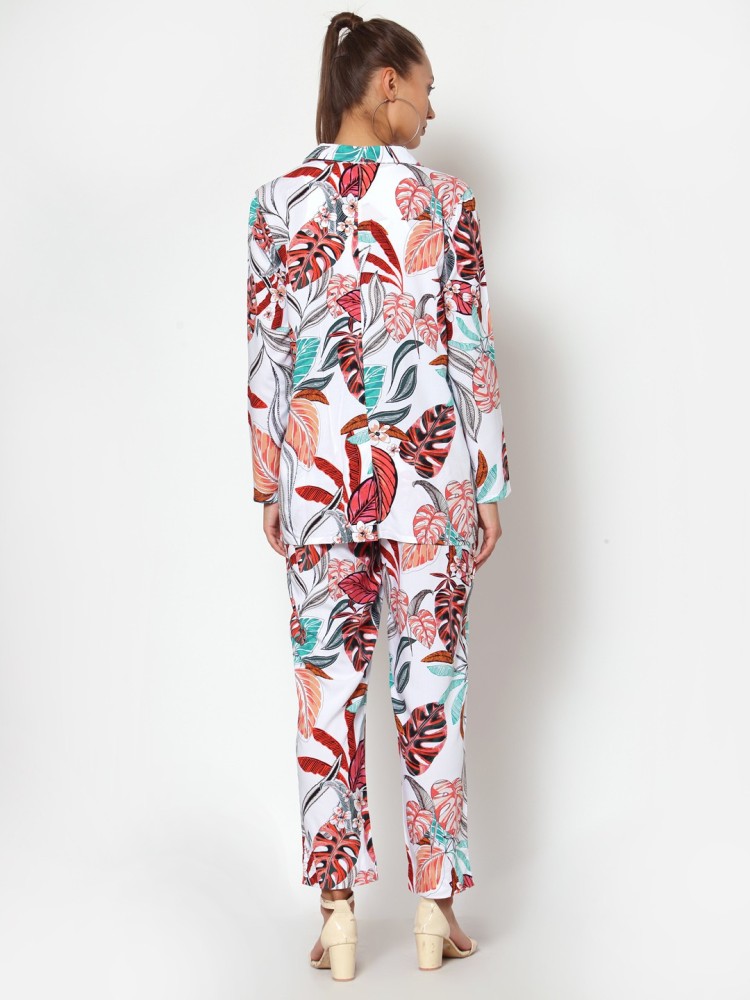 Floral print suit discount womens