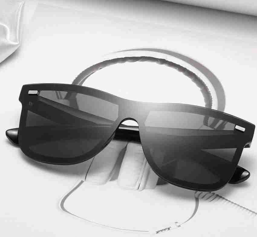Buy EECEE Wayfarer Sunglasses Black For Men Women Online Best