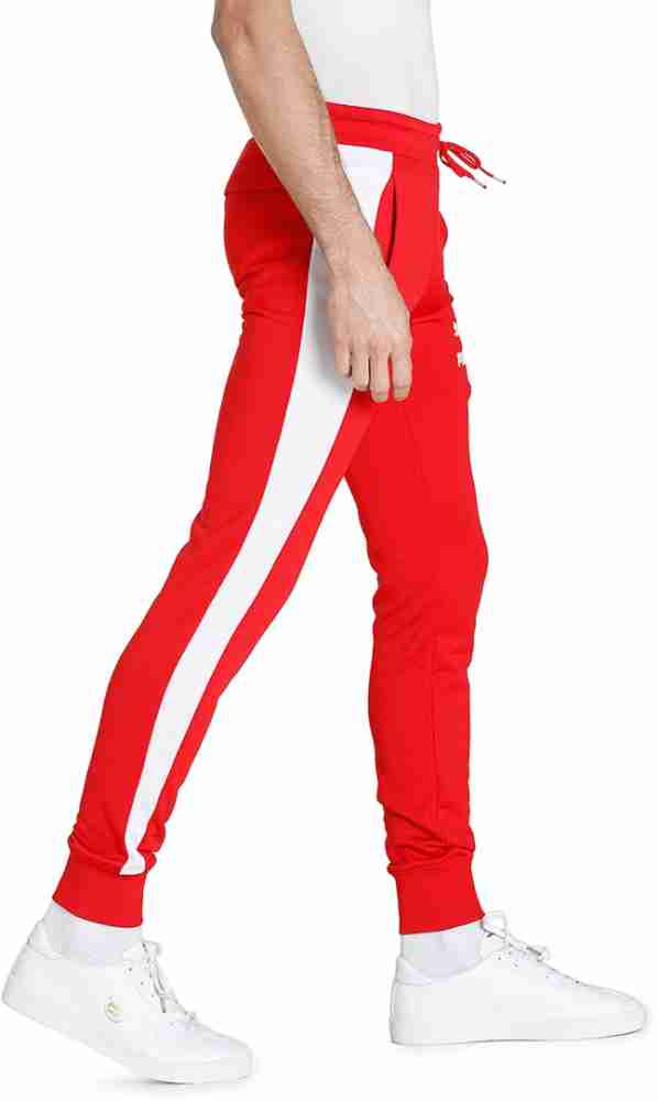 Red puma tracksuit online bottoms