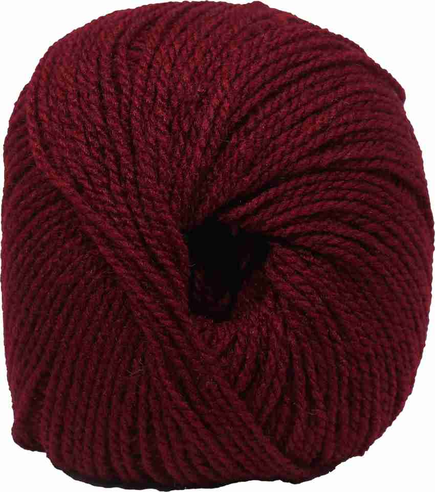 ROYAL VILLA® Original Knitting Yarn Wool-2 Ply - Dark Spring Green Woolen  Crochet Yarn Thread. Wool Yarn for Knitting. Woolen Thread. (200gm)
