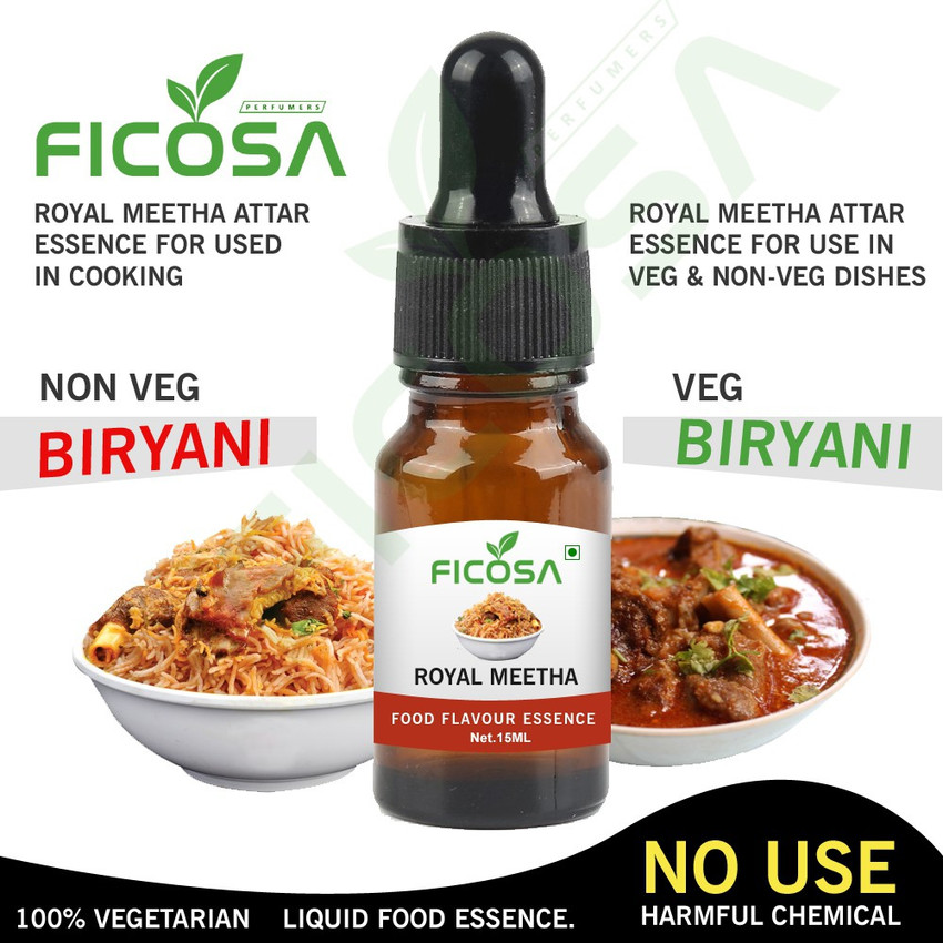 Ficosa Meetha Attar Mitha Attar 15ML For Use Veg Non Veg