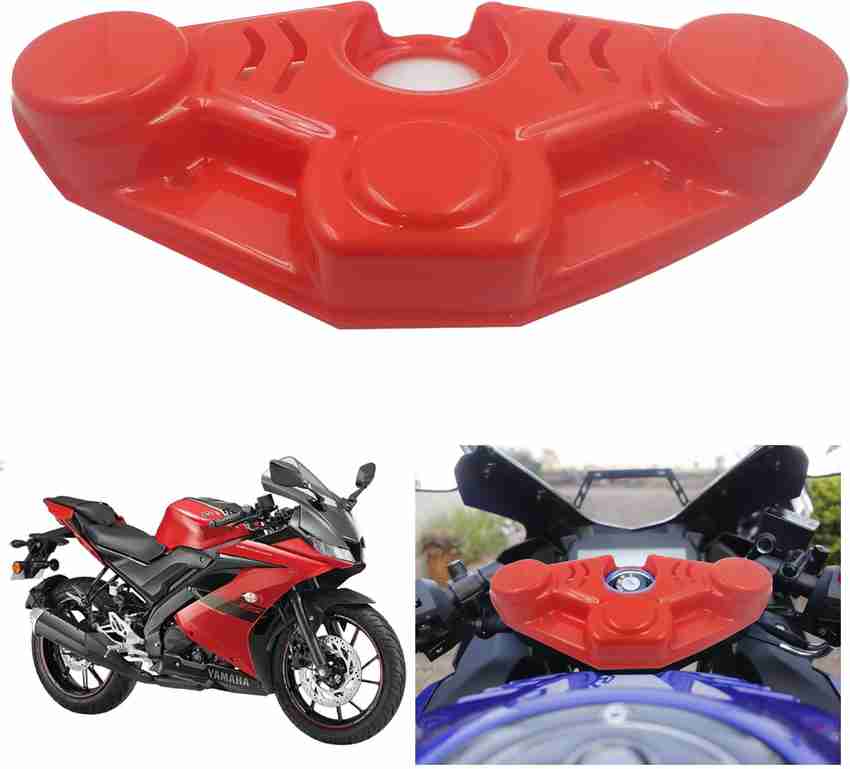 Znee Smart Steering Cover for Yamaha R15 V3 Red Color Steering