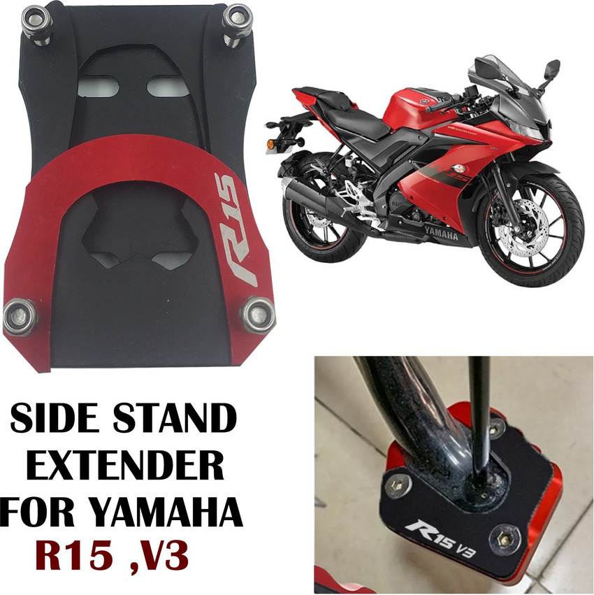 Znee Smart YAMAHA R15 V3 RED Bike Side Stand Price in India