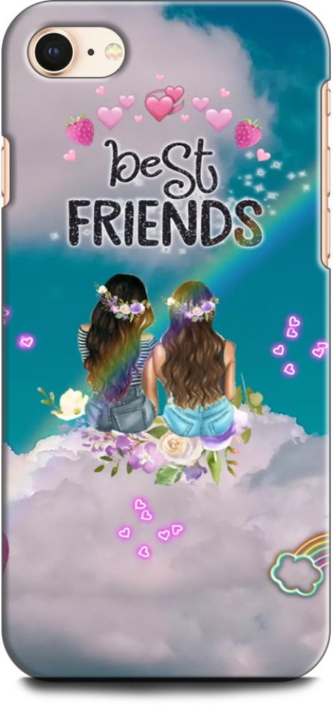 KEYCENT Back Cover for APPLE iPhone 7 FRIEND, BEST FRIENDS, FOREVER, GIRLS,  TRU, SKY, LOVE, HEART - KEYCENT 