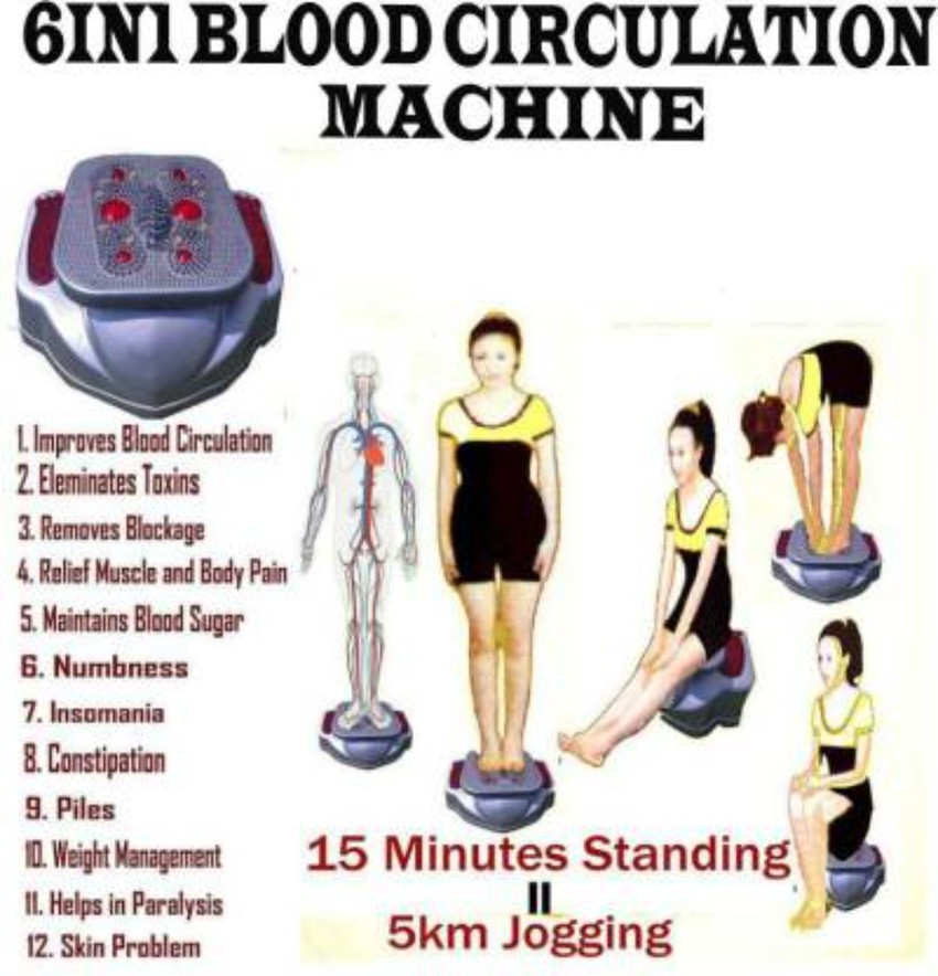 Exercise for blood circulation in body clearance