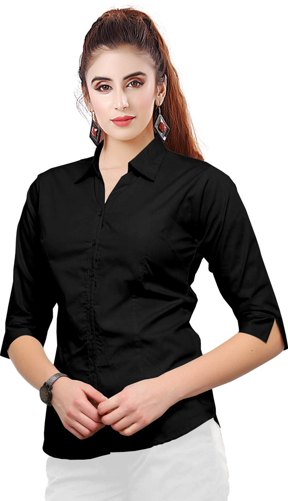 women's slim fit dress shirts