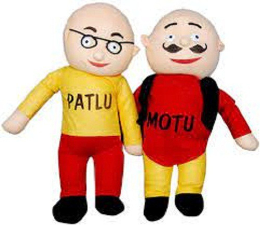 LAXMI Motu Patlu Soft Toy For Kids Teddy Bear Multicolor 30 cm