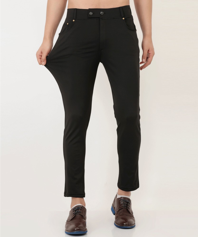 Katro Slim Fit Men Brown Trousers  Buy Katro Slim Fit Men Brown Trousers  Online at Best Prices in India  Flipkartcom