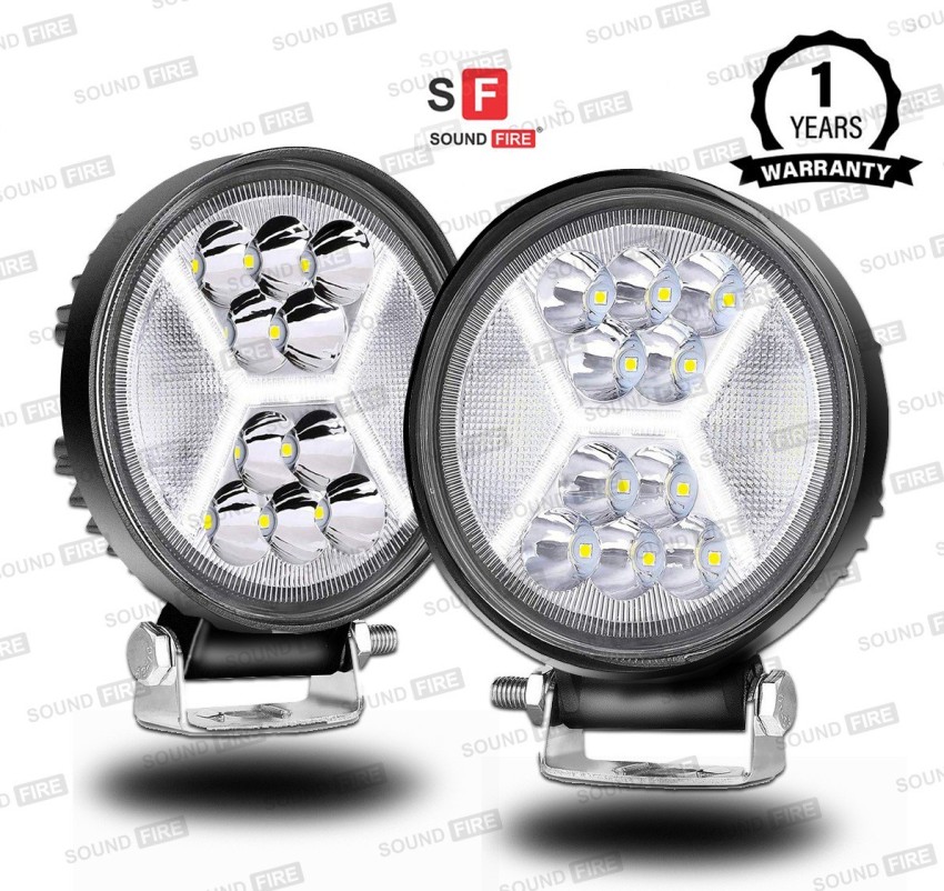 SF X MERCURY Round Fog Light Waterproof Headlight Car Van