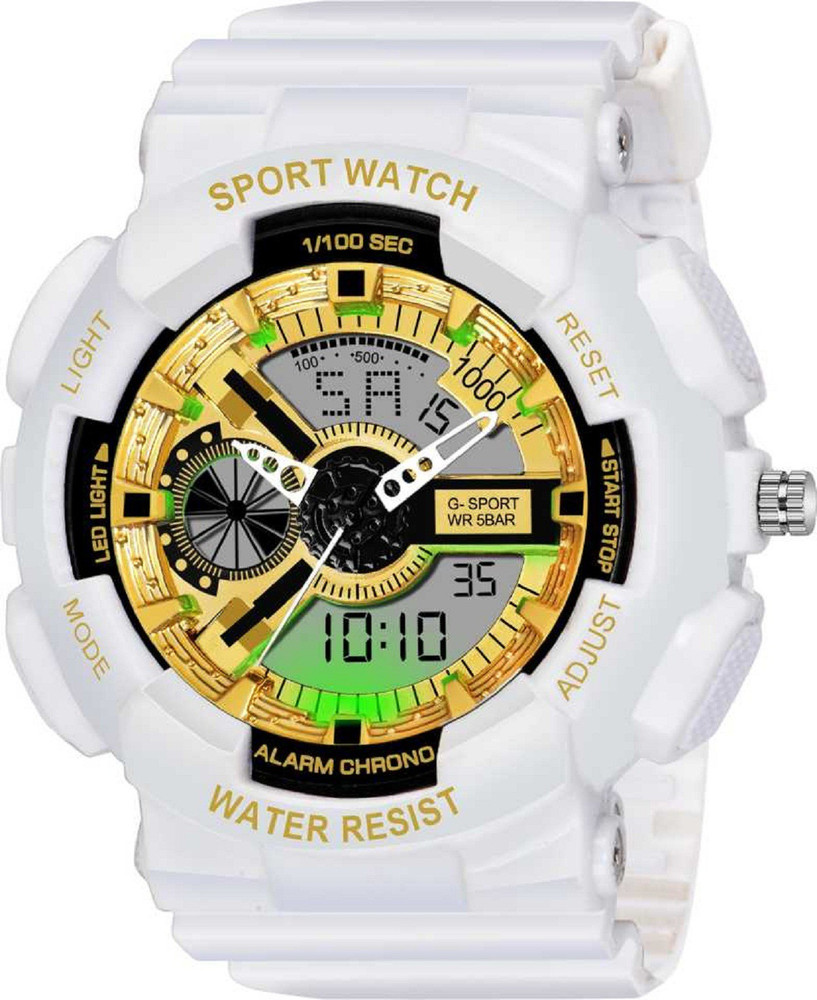 White colour best sale watch for men