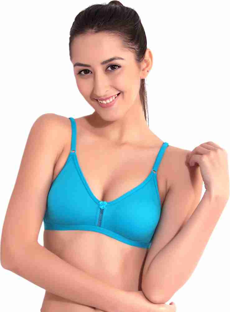 Floret Women's Cotton Wirefree Minimizer Bra – Online Shopping site in India