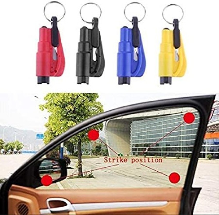 9Up Car Window Breaker  Emergency Safety Hammer with Cutter