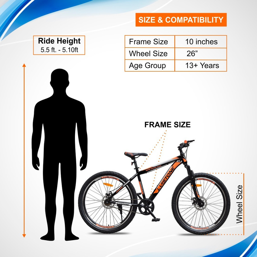18 inch shop frame bike age