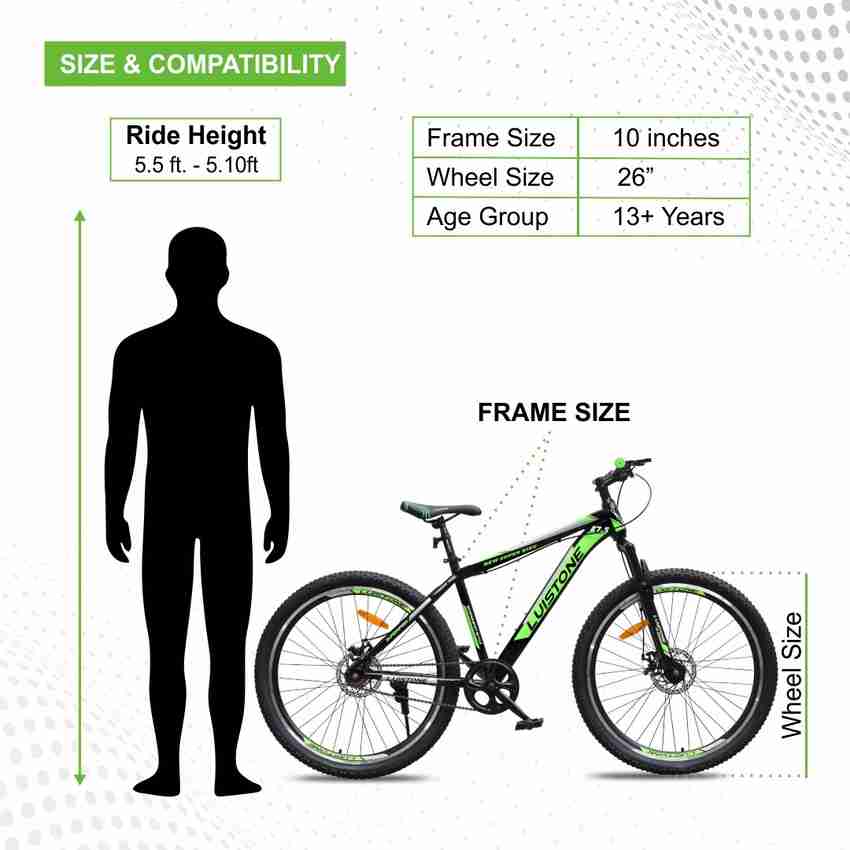 18 mountain top bike frame size