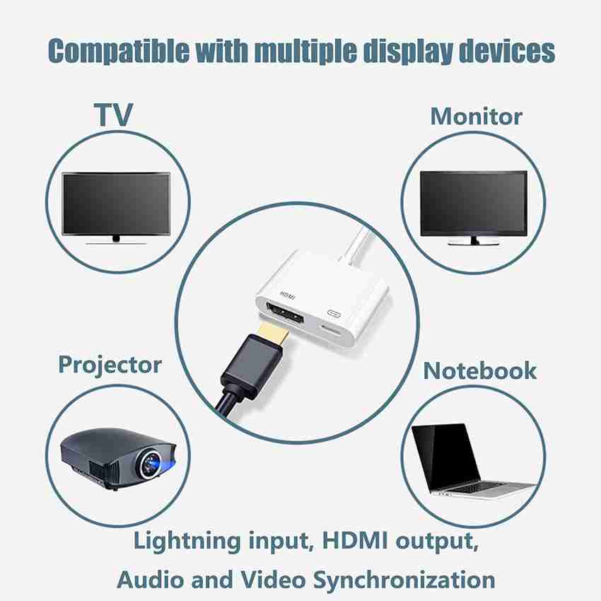Lightning to hdmi vga av 2025 adapter
