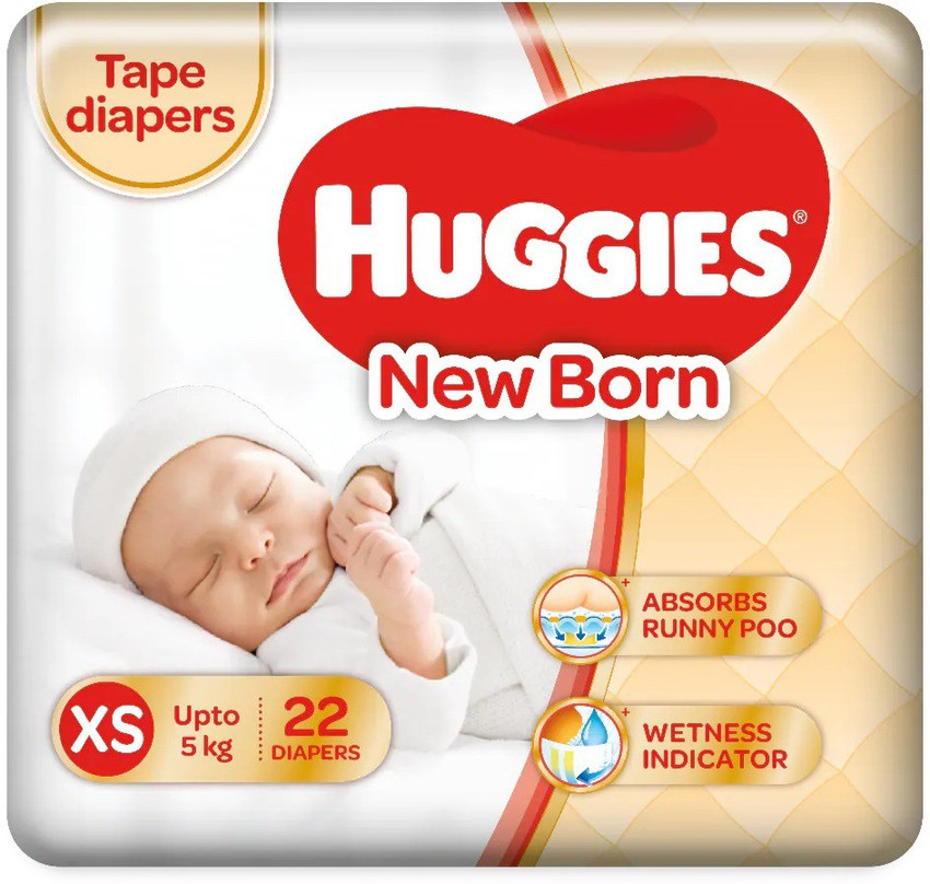 Huggies new born baby diapers clearance