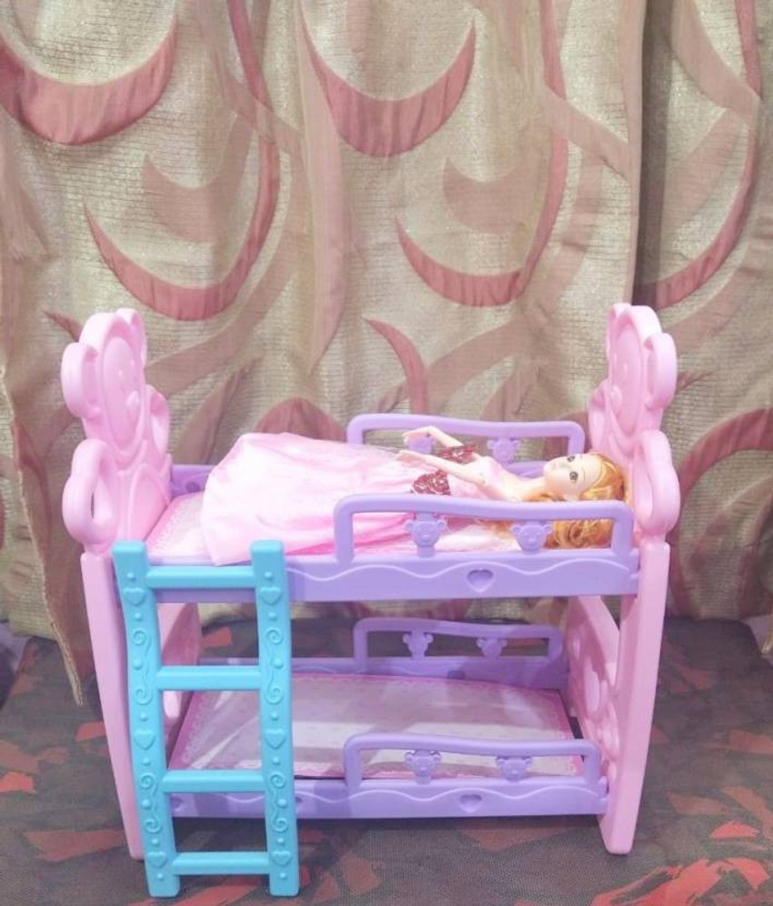 HALO NATION Baby Bunk Beds 2 Floor Bed Doll Big Size 39 cm
