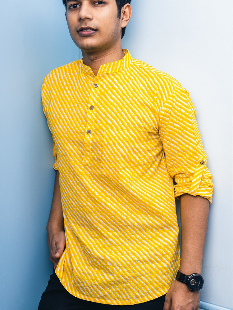 Short kurta sales for mens flipkart
