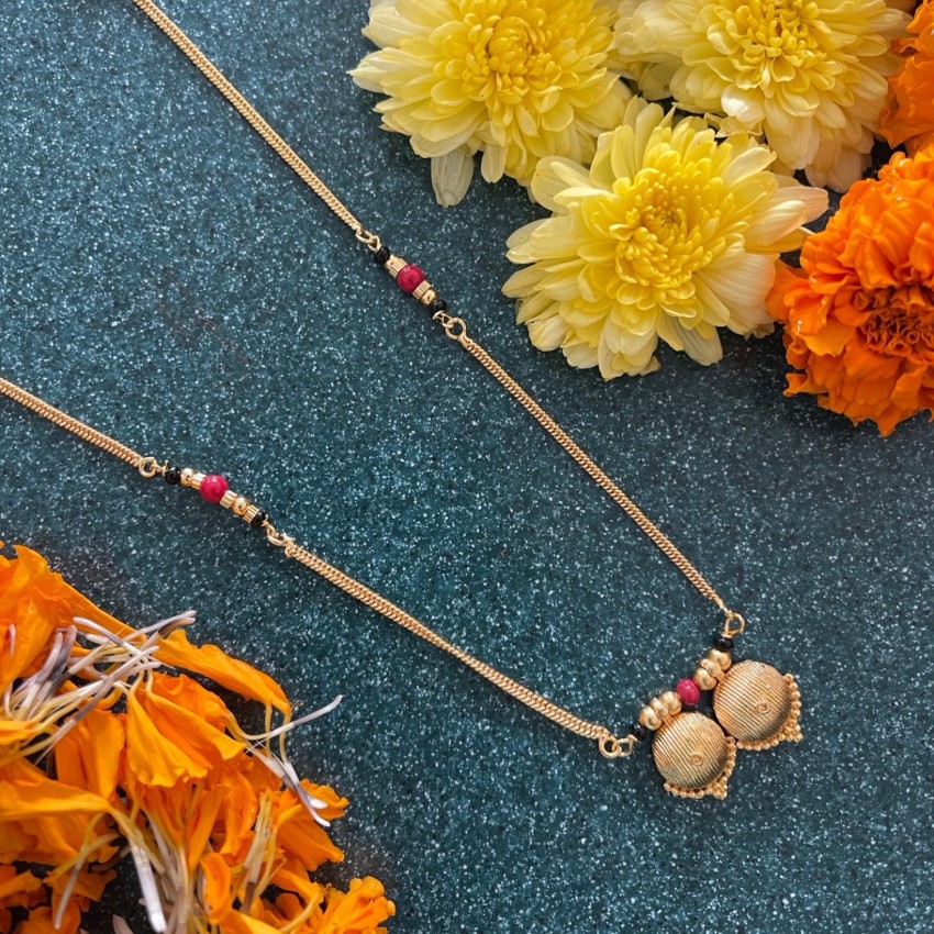 Fancy mangalsutra design on sale gold