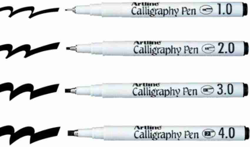 Lettering Calligraphy Pen Set, 4pcs Calligraphy Pen Set