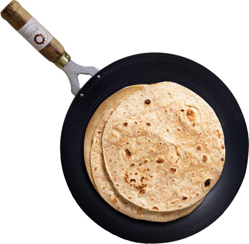 SAIFPRO 18 Inch Indian Iron Roti Tawa with 2 Handle Tawa 45.75 cm diameter  Price in India - Buy SAIFPRO 18 Inch Indian Iron Roti Tawa with 2 Handle  Tawa 45.75 cm diameter online at