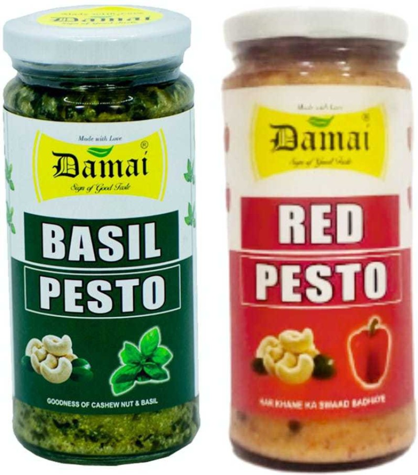 Damai Pesto Combo Pack Red Pesto Basil Pesto Sauce Dip Price