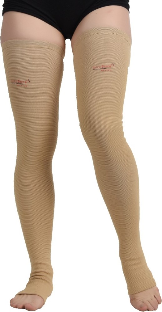 1pair Thigh Contoured Tight Compression Socks Men And Women Athletes  Prevent Varicose Veins Shank Double Shaped Socks Leg Sox - Legwarmers -  AliExpress