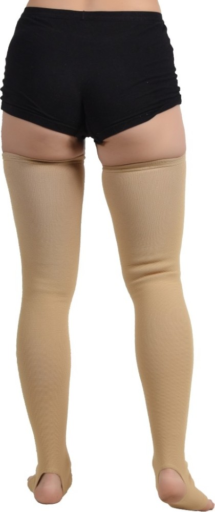 Buy Accusure Beige Anti-Embolism Knee Length Stockings For Varicose Vein  (Large) Online at Best Prices in India - JioMart.