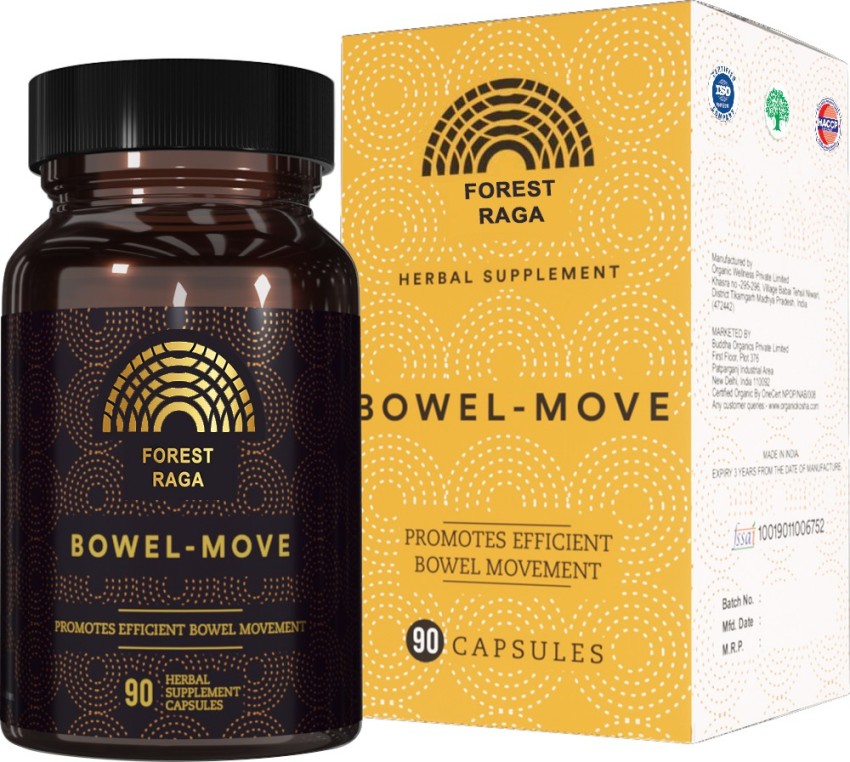 Buy Organic Wellness Bowel Move 90 N Veg Capsules Improves Bowel Movement &  Indigestion Constipation and Digestive Disorders Online at Low Prices in  India 