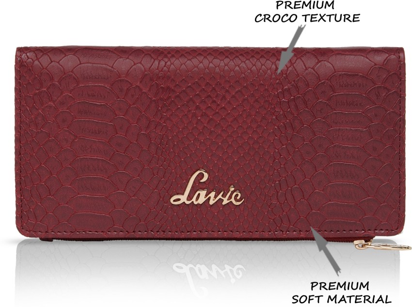 LAVIE Women Casual Red Artificial Leather Wallet