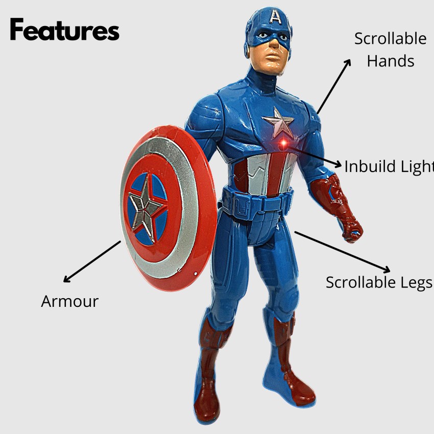 Kart In Box Captain America Toys, Action Figures, Captain Marvel Action  Figure, Captain Toy - Captain America Toys, Action Figures, Captain Marvel  Action Figure