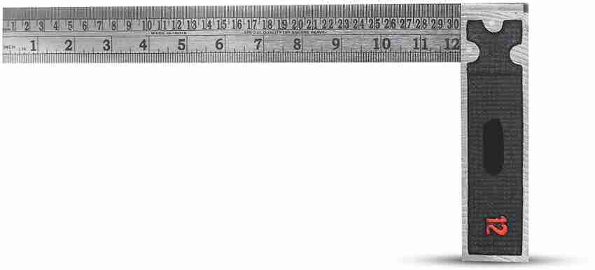 Buy GSK Corporation Engineers Tri Square Tool 90 Degrees Right Angle Ruler  12 Inch Online At Best Price On Moglix