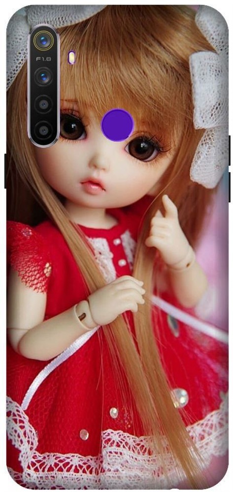 Vinsmoke Back Cover for Realme 5S Doll Cute Doll Barbie Doll