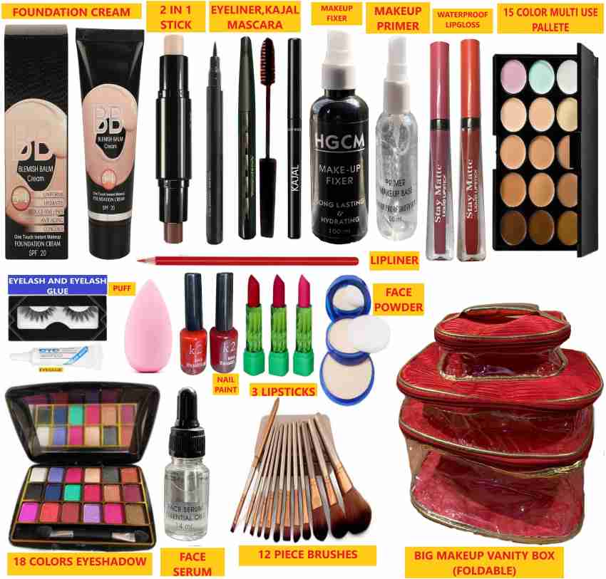Hgcm Complete Makeup Kit Combo For