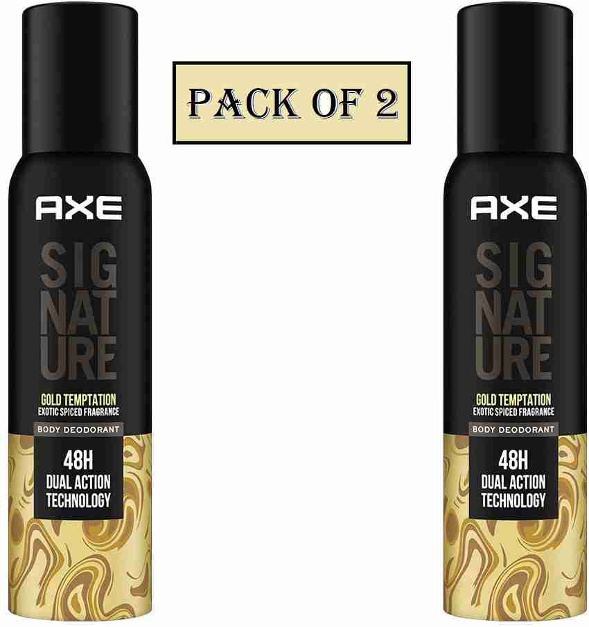 AXE Signature Gold Temptation 122ml Pack of 2 Deodorant
