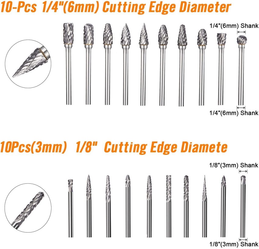 3mm deals carbide burr