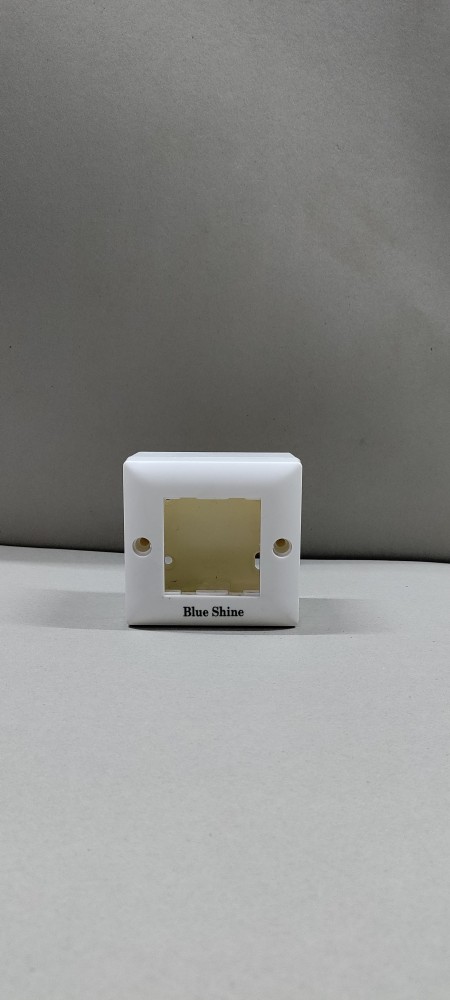 Blue Shine 2 MODULAR SURFACE GANG BOX WITH BASE Wall Plate Price 