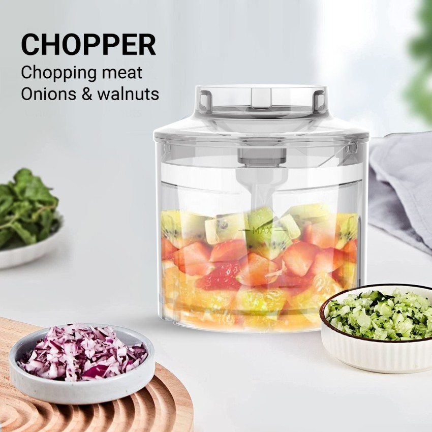 2197 Manual Food Chopper, Compact & Powerful Hand Held Vegetable