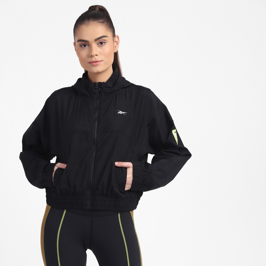 REEBOK Full Sleeve Solid Women Jacket Buy REEBOK Full Sleeve Solid Women Jacket Online at Best Prices in India Flipkart