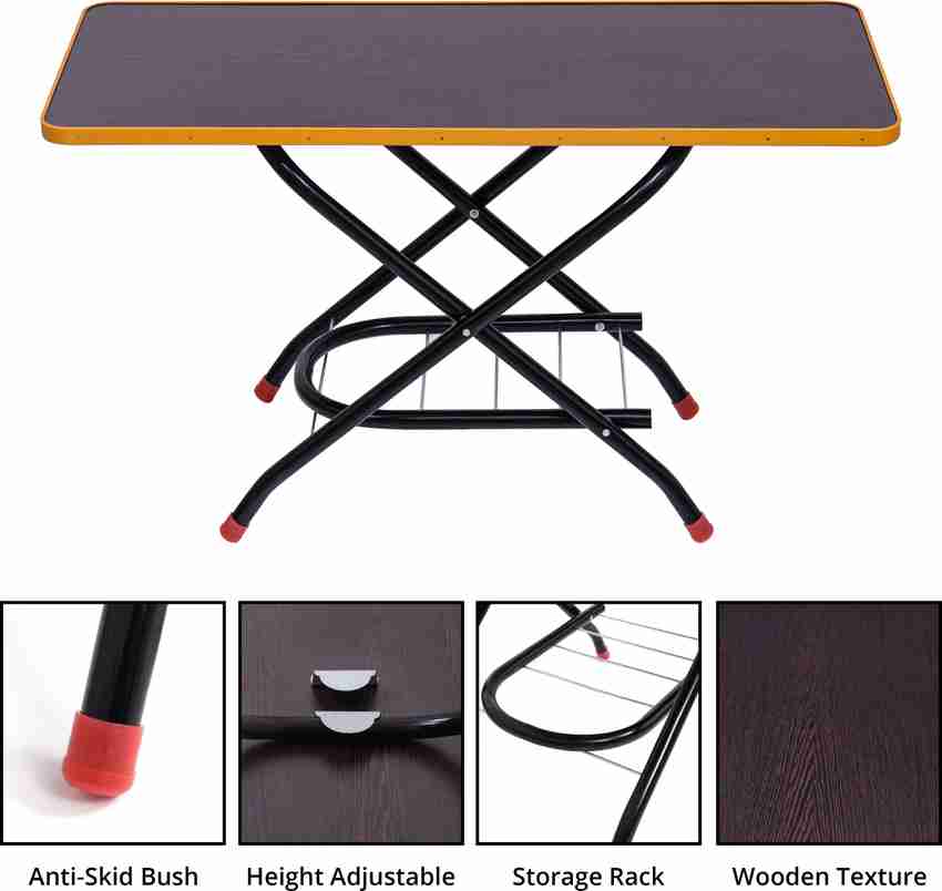 Livzing Height Adjustable Foldable Tea Table Powder Coated Metal