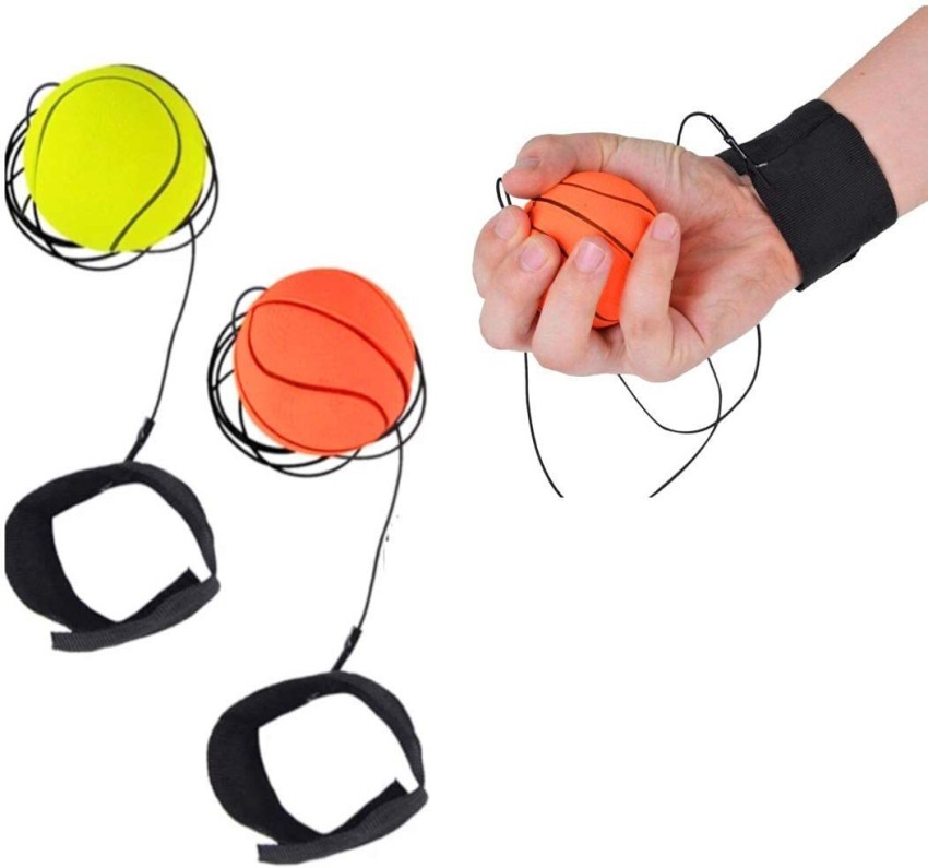Finger Exercise Ball and Stress Ball on Adjustable String Set