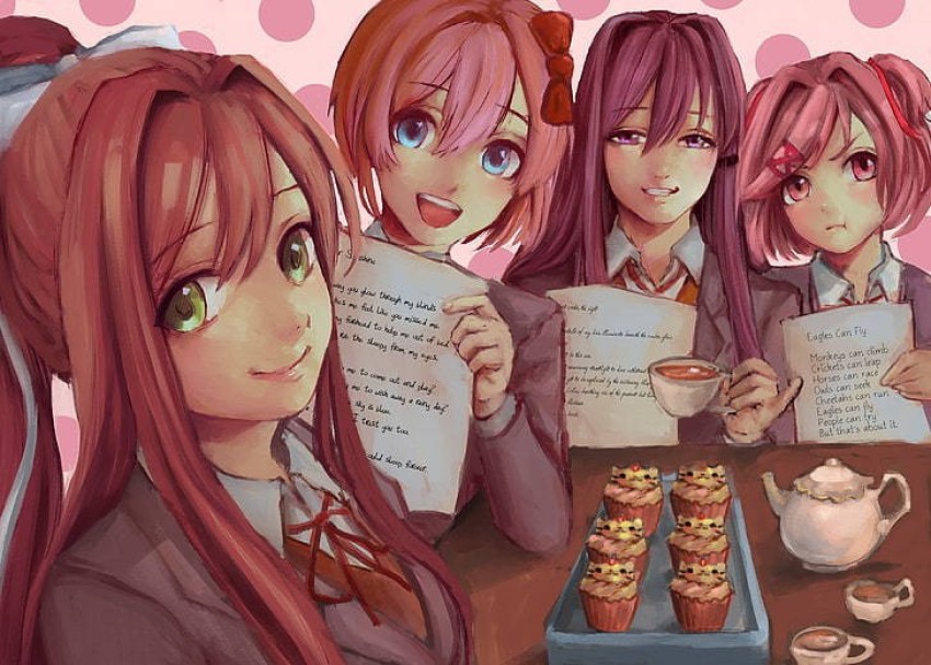 Doki Doki Literature Club!  Literature club, Literature, Anime