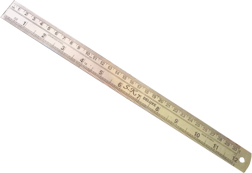 LOVELY® Omega 6 Inch-150 MM Stainless Steel Scale Ruler Pack of 5 :  : Office Products